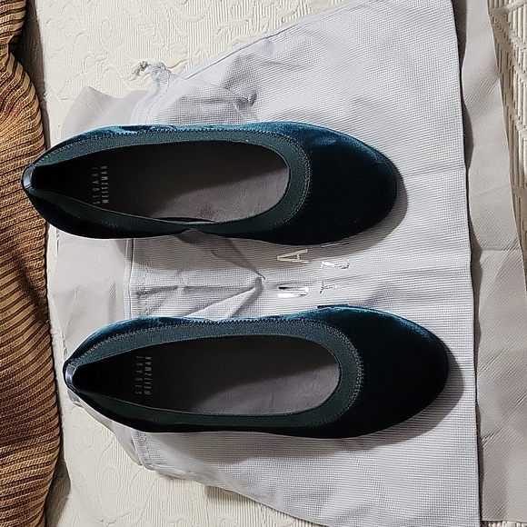 STUART WEITZMAN Flat Shoes Green - Picture 1 of 15